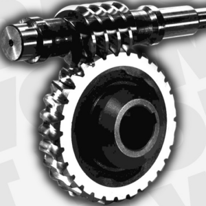 Makishinko Phosphor Bronze Worm Wheel and Alloy Steel Screw